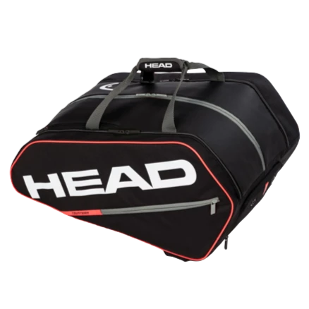 Head Tour Pickleball Supercombi 10 Pack Paddle Bag (Black/Orange) 3 Head Tour Pickleball Supercombi 10 Pack Paddle Bag (Black/Orange)