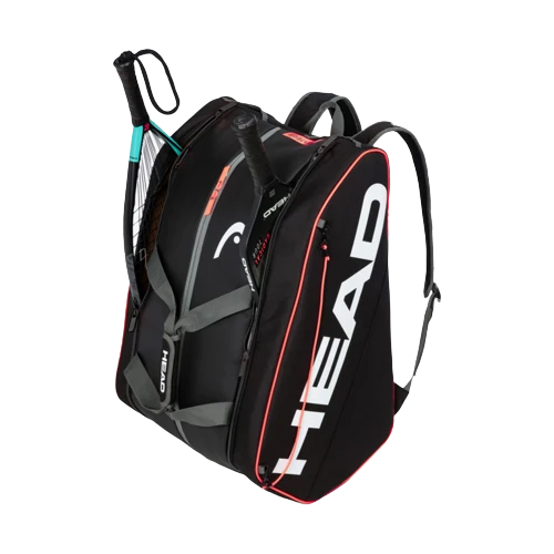 Head Tour Pickleball Supercombi 10 Pack Paddle Bag (Black/Orange) 4 Head Tour Pickleball Supercombi 10 Pack Paddle Bag (Black/Orange) - Image 2