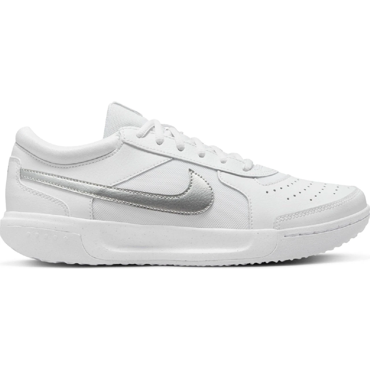 Nike Zoom Lite 3 Women's Tennis Shoe (White/Metallic Silver) 3 Nike Zoom Lite 3 Women's Tennis Shoe (White/Metallic Silver)