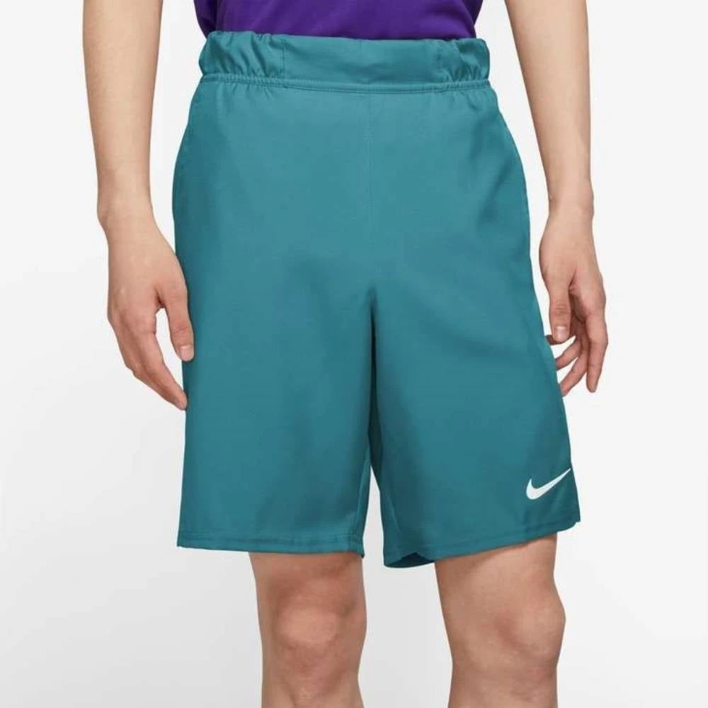 Nike Men's Dri-FIT Victory 9-Inch Shorts (Bright Spruce/White) 3 Nike Men's Dri-FIT Victory 9-Inch Shorts (Bright Spruce/White)