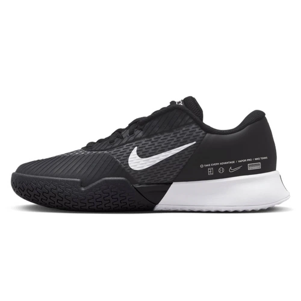 Nike Air Zoom Vapor Pro 2 Women's Tennis Shoe (Black/White) 4 Nike Air Zoom Vapor Pro 2 Women's Tennis Shoe (Black/White) - Image 2
